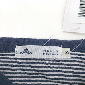 ◇ MEN'S MELROSE メンズ メルローズ 半袖 Tシャツ カットソー サイズ3 ネイビー メンズの画像4