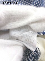 ◇ TOMORROWLAND トゥモローランド 刺繍 総柄 パンツ サイズ 34 ネイビー ホワイト レディース_画像6