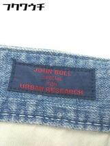 ◇ Johnbull ジョンブル　×　URBAN RESEARCH ウォッシュ加工 ジーンズ デニム パンツ サイズS ライトブルー系 レディース_画像5