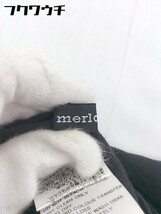 ◇ merlot メルロー ワイド パンツ サイズF ブラック レディース_画像4