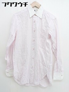 ◇ UNITED ARROWS ユナイテッドアローズ 長袖 シャツ サイズ40 ピンク ホワイト系 メンズ