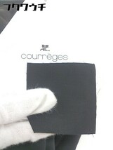 ◇ ◎ COURREGES クレージュ タグ付き ストレッチ ロールアップ パンツ サイズ36 ブラック レディース_画像5