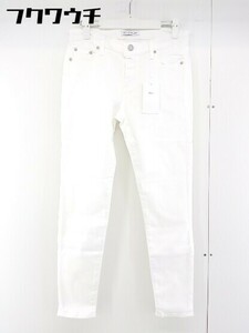 * * AZUL BY MOUSSY azur bai Moussy tag attaching skinny pants size L white lady's 