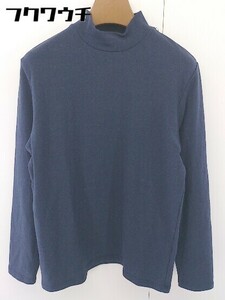 ◇ URBAN RESEARCH アーバンリサーチ モックネック 長袖 Tシャツ カットソー サイズ38 ネイビー メンズ