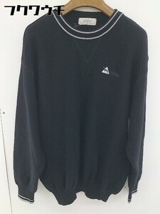 ◇ adabat アダバット ウール ニット 長袖 セーター サイズ3 ブラック メンズ