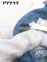 ◇ MURUA ムルーア デニム ワイド パンツ サイズ2（M) インディゴ レディース_画像4