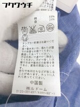 ◇ EDIFICE エディフィス リネン混 七分袖 シャツ サイズ46 パープル系 メンズ_画像5