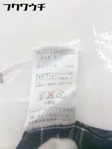 ◇ nano universe ナノ ユニバース チェック 長袖 シャツ サイズS グレー ネイビー ベージュ系 メンズ_画像6