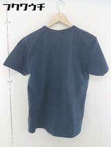 ◇ Goodwear グッドウェア 無地 半袖 Tシャツ カットソー サイズM ネイビー メンズ_画像3