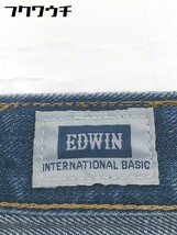 ◇ EDWIN エドウィン 402 デニム ジーンズ パンツ サイズ27 インディゴ レディース_画像4