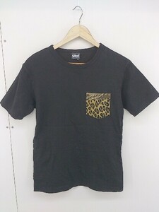 ◇ schott ショット 半袖 Tシャツ カットソー サイズS ブラック メンズ