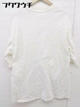 ◇ tree cafe antiqua アンティカ 半袖 Tシャツ カットソー サイズXL オフホワイト メンズ_画像3