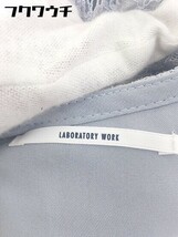 ◇ laboratory work ラボラトリーワーク レース切替 ノースリーブ オールインワン サイズM 09 グレー レディース_画像6