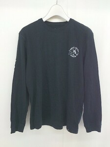 ◇ HURLEY?ハーレー キッズ 子供服 BOYS ロゴ 長袖 Tシャツ カットソー サイズ 12 ブラック ホワイト メンズ