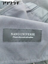 ◇ nano universe ナノ ユニバース ウエストゴム テーパードパンツ サイズM グレー レディース_画像4