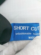 ◇ SHORT CUT FOR MARKS aranciato 別注 コットンバーバリー ワイド パンツ サイズ1 ブラック レディース_画像4