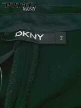 ◇ DKNY ダナキャランニューヨーク センタープレス スラックス パンツ サイズ2 ブラック レディース_画像4