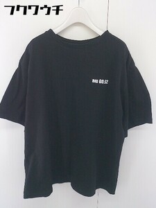 ◇ Herden ハーデン プリント 半袖 Tシャツ カットソー サイズM ブラック メンズ