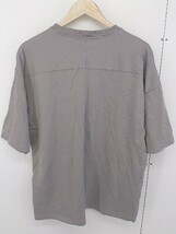 ◇ SLICK スリック 丸首 半袖 Tシャツ カットソー サイズ2 チャコール メンズ_画像3