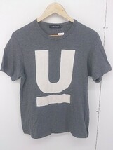 ◇ UNDERCOVER アンダーカバー 半袖 Tシャツ カットソー サイズS ミディアムグレー ライトベージュ系 メンズ_画像1