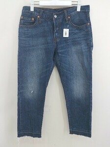 ◇ Levi's 501CT 定価1.4万円 ボタンフライ カットオフ デニム パンツ ジーンズ サイズW27 L32 インディゴ レディース