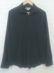 ◇ ◎ ZARA ザラ 長袖 シャツ サイズEUR M USA M MEX 40 ダークネイビー系 メンズ P