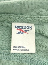 ◇ Reebok リーボック プリント 半袖 Tシャツ カットソー サイズL グリーン ホワイト系 レディース メンズ P_画像4
