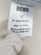 ◇ RODEO CROWNS WIDE BOWL RCWB ストレッチ生地 デニム ジーンズ パンツ サイズ27 インディゴ レディース P_画像6