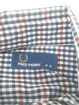 ◇ ◎ FRED PERRY フレッドペリー チェック ボタンダウン BD 長袖 シャツ サイズM ホワイト ブラック マルチ メンズ E_画像3