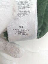 ◇ U.S.POLO ASSN ユーエスポロアッスン ロゴ刺繍 半袖 膝下丈 ポロシャツワンピース サイズF グリーン系 レディース P_画像5