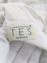 ◇ ◎ TESS テス ワンポイント 半袖 シャツ サイズ M ベージュ メンズ P_画像3