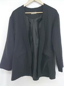 ◇ PAGEBOY ページボーイ ALICIA オーバーサイズ 長袖 ジャケット サイズ F ブラック レディース P