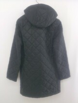 ◇ Traditional Weatherwear 中綿 フード付き 長袖 キルティング コート サイズ 34 ブラック レディース P_画像2