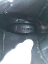 ◇ ROSE BUD ローズバッド ショート サイドゴア ブーツ サイズ 39 ブラック レディース E_画像4