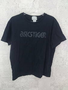 ◇ ASICS TIGER アシックス 半袖 Tシャツ カットソー サイズL・G・G・G ブラック メンズ