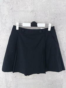 * Ray BEAMS Ray Beams culotte short pants size O black lady's 