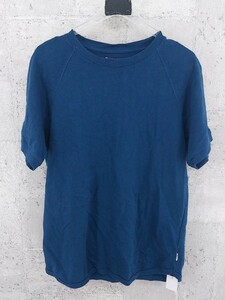 ◇ URBAN RESEARCH DOORS アーバンリサーチ Tennessee Cotton 半袖 Tシャツ カットソー サイズ38 ブルー メンズ