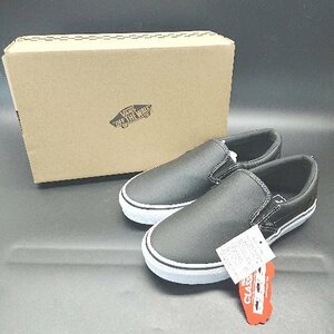 ◇ ◎ ●未使用● VANS ヴァンズ カジュアル 楽ちん シンプル スケーター スリッポン サイズ23.5 ブラック レディース E