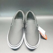 ◇ ◎ ●未使用● VANS ヴァンズ カジュアル 楽ちん シンプル スケーター スリッポン サイズ23.5 ブラック レディース E_画像5