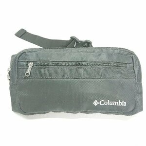 * columbia waist shoulder body casual outdoor .? Logo bag black lady's men's E