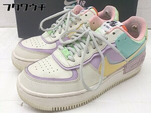 ◇ ◎ NIKE ナイキ CI0919-101　W AF1 SHADOW スニーカー シューズ サイズ25cm ホワイト系 マルチ レディース