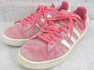 ◇ adidas アディダス BY9847 CAMPUS サイズ違い スニーカー シューズ 22.5cm＆23.0cm レッド レディース