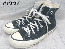 ◇ CONVERSE コンバース 品番記載なし ハイカット スニーカー シューズ サイズ5 1/2 ブラック レディース_画像2