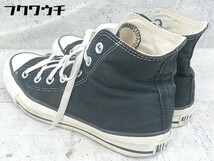 ◇ CONVERSE コンバース 品番記載なし ハイカット スニーカー シューズ サイズ5 1/2 ブラック レディース_画像3