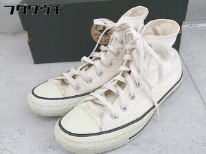 ◇ ◎ CONVERSE コンバース CANVAS ALL STAR COLORS HI 1CJ604 スニーカー シューズ 24.5cm オフホワイト レディース