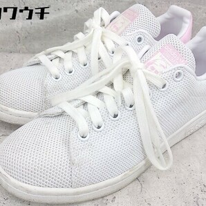 ◇ adidas アディダス ORIGINALS STAN SMITH CQ2823 スニーカー シューズ サイズ23.5cm ホワイト系 レディースの画像2