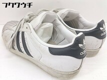 ◇ adidas アディダス SUPERSTAR METAL TOE W BB5114 スニーカー シューズ サイズ23.5cm ホワイト ブラック レディース_画像3