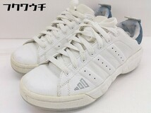 ◇ ◎ adidas アディダス ?670806 Traxion スパイク ゴルフ シューズ サイズ23.5cm ホワイト レディース_画像1