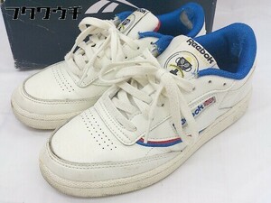 ◇ ◎ Reebok リーボック Club C 85 FX3362 スニーカー シューズ サイズ23.5cm ホワイト ブルー系 レディース