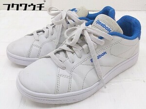 ◇ Reebok リーボック FV5075 ロイヤル コンプリート CLN 2 スニーカー シューズ 23.5ｃｍ ホワイト ブルー レディース